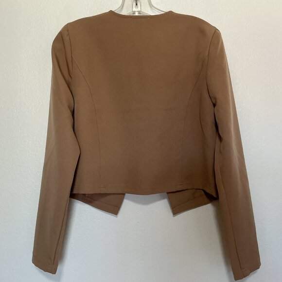 LADIES MEDIUM BLAZER/COLOR KHAKI/Made By MINE/NWT - Picture 2 of 12